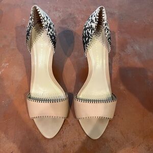 Loeffler Randall nude heels